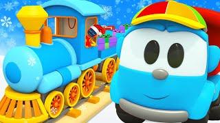 Leo the truck full episodes. Toy trains for kids. Vehicles & Choo Choo Train cartoons for kids.