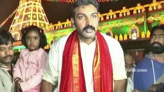 Nandamuri Tarakaratna and His Wife Visits Tirumala - Gulte.com