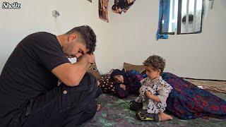 Nomadic Life  Narges’s Condition Worsens  | Family Rushes to Cover the Roof & Protect Her ️