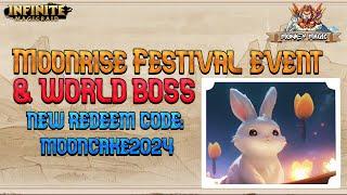 Moonfest Festival and World Boss Events Overview and Free Redeem Code |Infinite MagicRaid