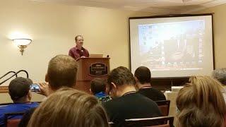 Stewart Cheifet keynote  at Tandy Assembly 2018