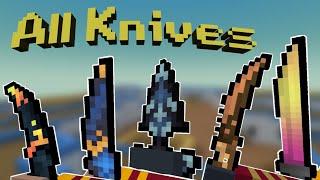 Block Strike - All Secret Knives Gameplay