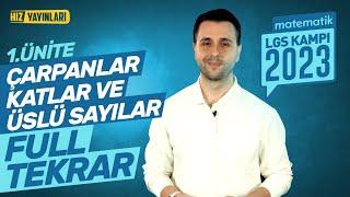 TEK VİDEODA HALLET! 8.Sınıf Matematik 1.Ünite Full Tekrar - Çarpanlar Katlar ve Üslü Sayılar