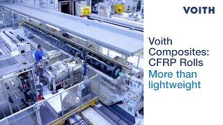 Voith Composites - More than lightweight: CFRP rolls