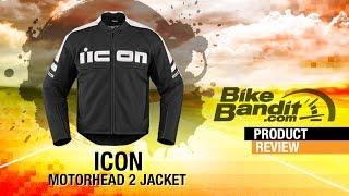 Icon Motorhead 2 Leather Motorcycle Motorcycle Jacket Review | BikeBandit.com