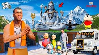 Shinchan & Franklin Going to Sivan Temple in Gta 5