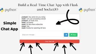 Build a Real-Time Chat App with Flask and Socket.IO  5 Minutes Project