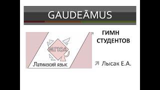 Гимн студентов Gaudeamus. История создания, подробный разбор текста. Рассказ про вагантов.