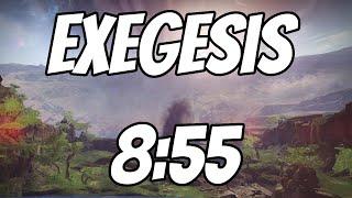 Exegesis Speedrun in 8:55 (World Record)