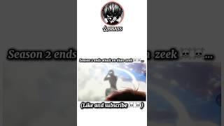 Season 2 ends attack on titan zeek ️️”attack on titan 4k anime #zeek #eren #aot #viralshort