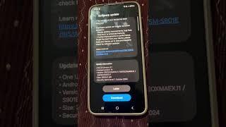 Oct - Security Patch Update for Galaxy S22 