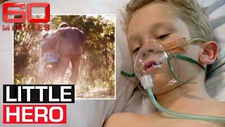 How a little boy fought through agonising pain to save his father's life | 60 Minutes Australia