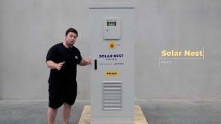 Powered by TBB technology GridFree's Solar Nest Kākāpō is an innovative all-in-one power solution