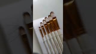 UNBOXING painting brush set #shorts #unboxing #paintbrush