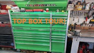 Tom Doby Mower Repair | Tool Box Tour - Top Box