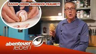 Dirk Hoffmann traut sich an die Bacon Cheese Sandwich Praline  | Abenteuer Leben