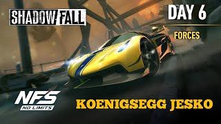 NFS No Limit: 2019 Koenigsegg Jesko (ShadowFall | Day 6 - FORCES)