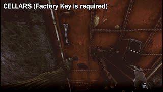 Factory Cellars Exit Location With Map - Escape From Tarkov