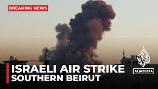 Huge blasts hit southern Beirut in new Israeli air strike