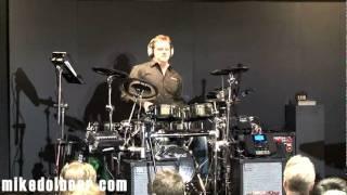 NAMM 2012 Craig Blundell on stage TD30KV