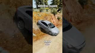 Chance Of Surviving by jumping #beamngdrive #cars #foryoupage #gaming #crash