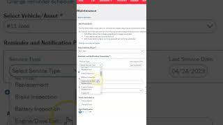 Smart Fleet - Maintenance Module