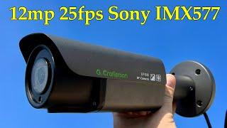 12mp камера G.Craftsman Sony IMX577 СУПЕР картинка днем и ночью определяет людей, авто, мото, вело