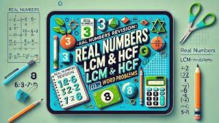 "Real Numbers Revision: LCM & HCF Word Problems Simplified!"