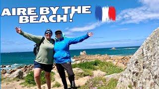 VANLIFE FRANCE, we head to an aire by the beach.