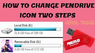 How to Change USB Pen-Drive Icon | Set Your Own Picture On USB Icon.