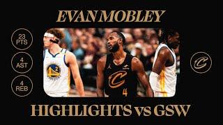 Cavs vs Warriors | Evan Mobley Highlights | 11.8.2024