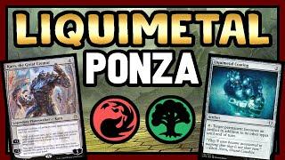  LIQUIMETAL PONZA  Karn Land Destruction 【 MTG Modern Gameplay 】