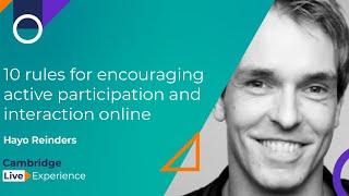 Hayo Reinders - 10 rules for encouraging active participation and interaction online