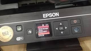 Epson xp-330  сброс памперса чернил,  ошибка E-11, adjustment program, error e11