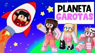 P3DRU foi para um PLANETA SÓ DE GAROTAS no Minecraft