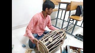 Pakhawaj solo (practice time) - Madan Pawar. (disciple of Sir Sunil Mestri)  Harmonium - Yash chheda