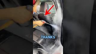 In-car steam cleaning machine