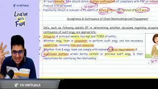 SQC-1/SA 220 Revision | CA Final Audit Nov-24 | CA Shubham Keswani (AIR 8)