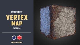 Quick demonstration of using vertex map with redshift [CINEMA 4D TUTORIAL]