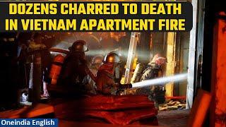 Vietnam Apartment Fire: Massive fire in a hanoi apartment late night leave dozens dead | Oneindia