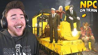 FORCING EVERY NPC ON OUR TRAIN!!! (crazy mod) | Choo Choo Charles (Mods)