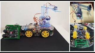 Wireless Mobot with Mechanical Arm Part 2