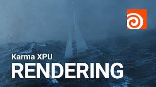 How to Render in Karma XPU | Houdini Tutorial