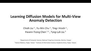 [ECCV 2024] Learning Diffusion Models for Multi-View Anomaly Detection