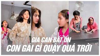 Gia đình bất ổn của mẹ và con gái ngang ngược - Tổng hợp mẹ Đan bé Tín p1 | Khiết Đan