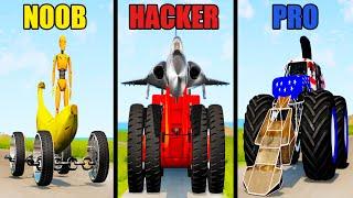 NOOB vs PRO vs HACKER #56 - Beamng drive