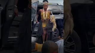 African Princess Getting off the Car.         #africanqueen #goddess #Princess #Trampling