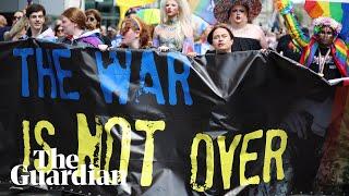 Kyiv Pride draws crowds to streets of Liverpool