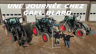 Je LABOUR chez GAEL BLARD + VISITE de la FERME & TRANSPORT GRAVIERS !🪨