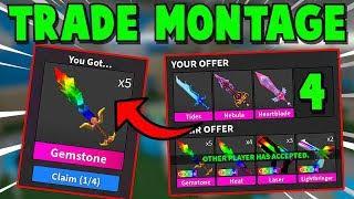 MM2 Trading Montage #4 (INSANE STEALS)